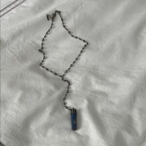 Blue Stone Pendant Necklace Natalie B Jewelry